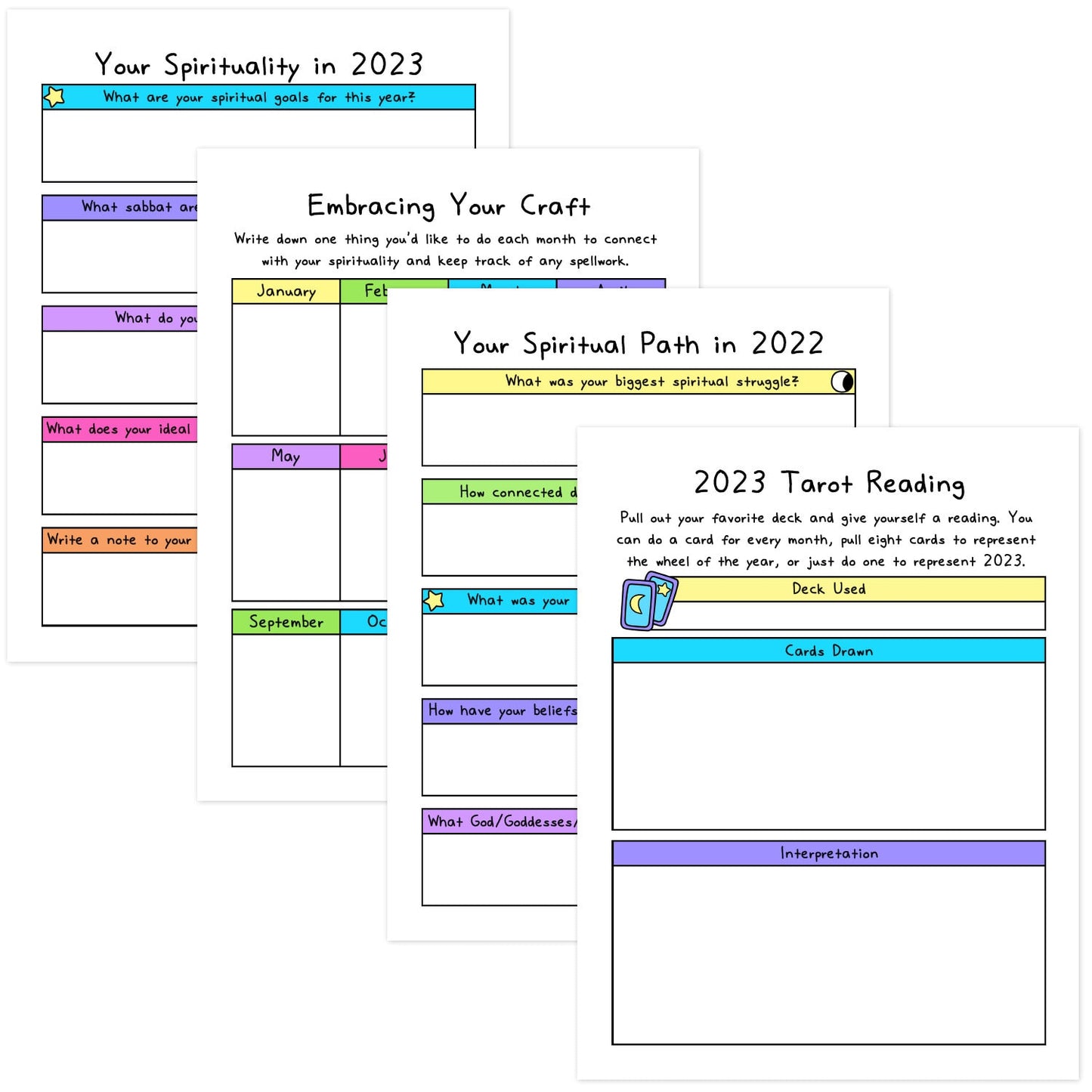 2023 Witchy Self-Care Planner