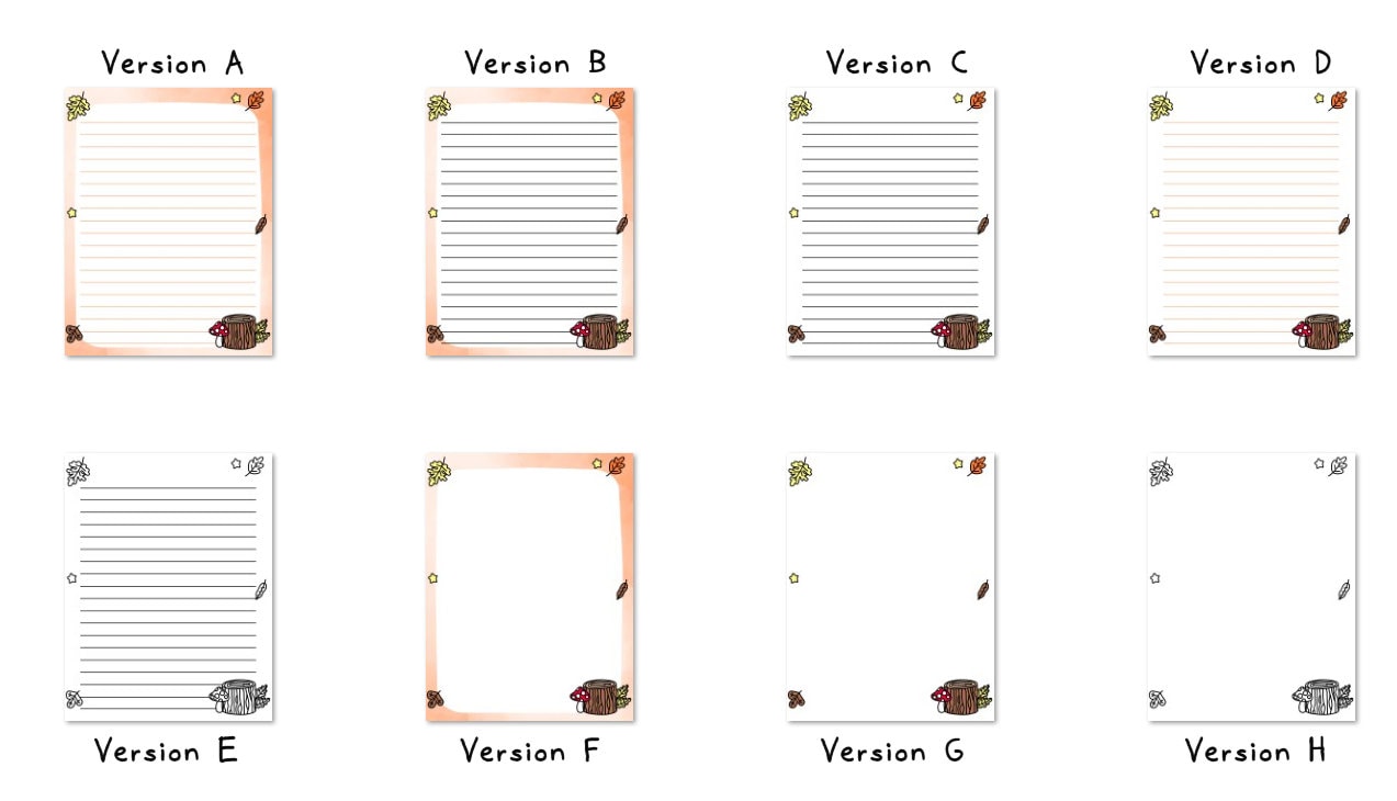 Autumn Journaling Pages