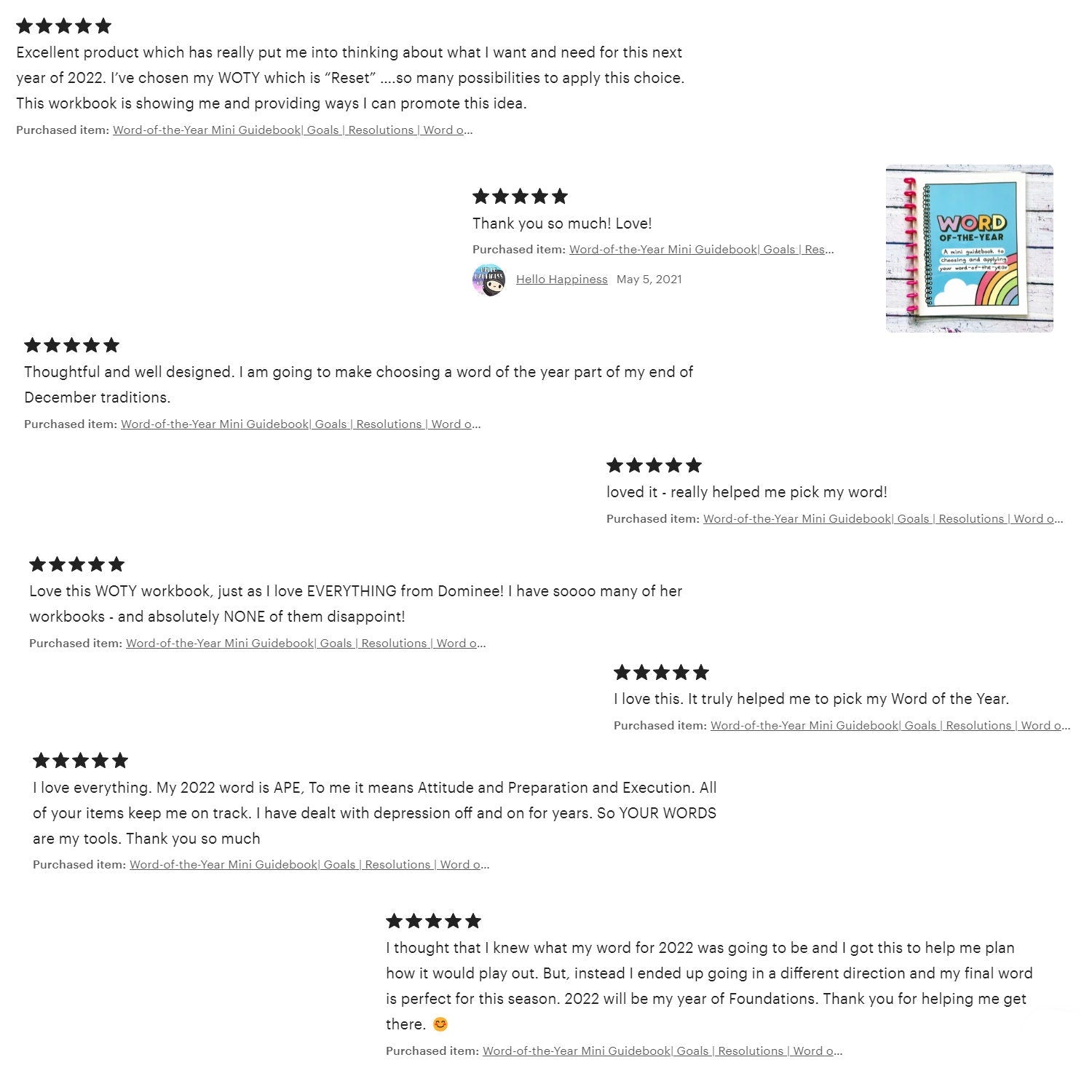 Word-of-the-Year Mini Guidebook