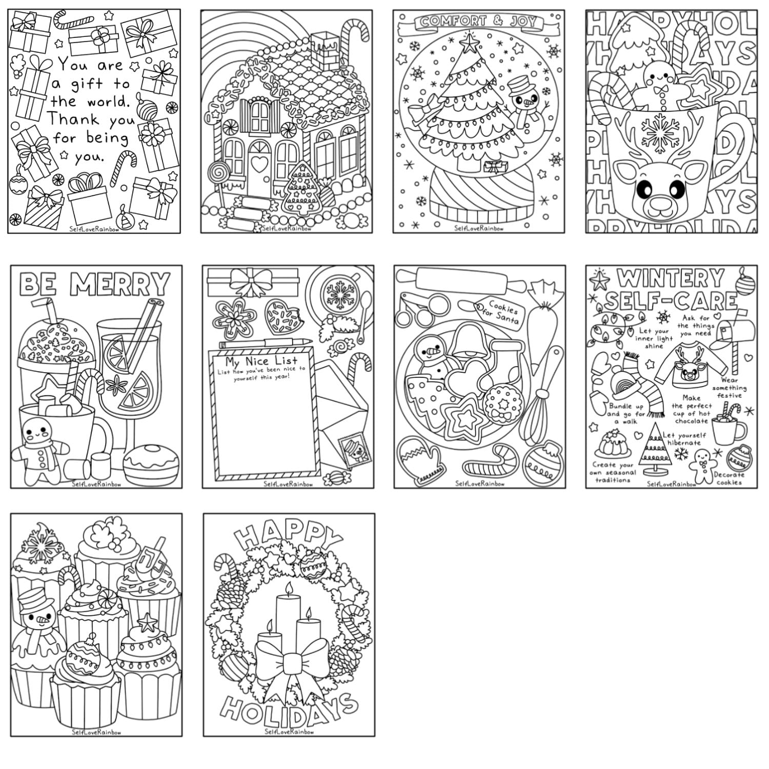 Holiday Coloring Pages