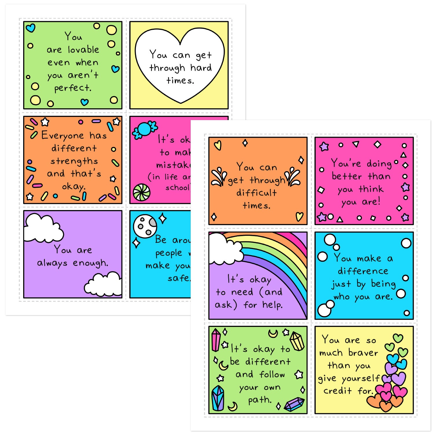 Encouragement Cards for Teens