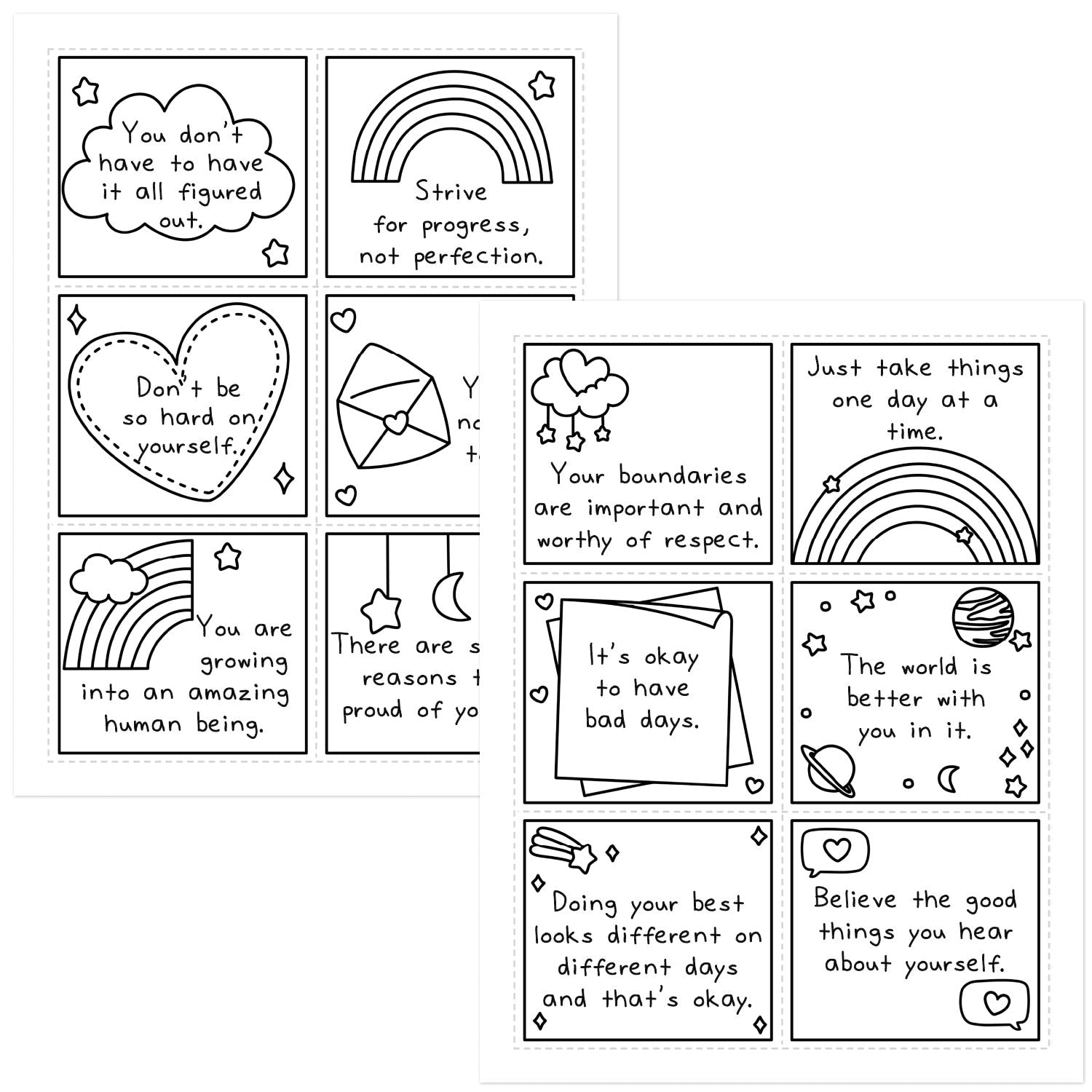 Encouragement Cards for Teens – SelfLoveRainbow Encouragement Cards for Teens – SelfLoveRainbow