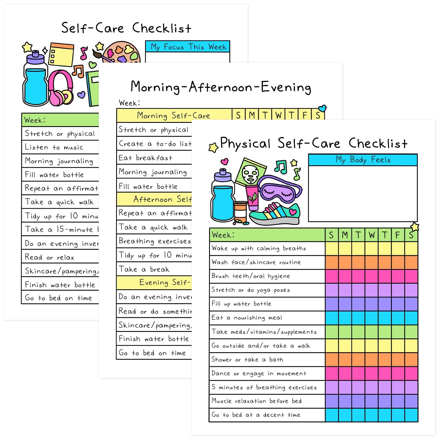 Self-Care Checklists