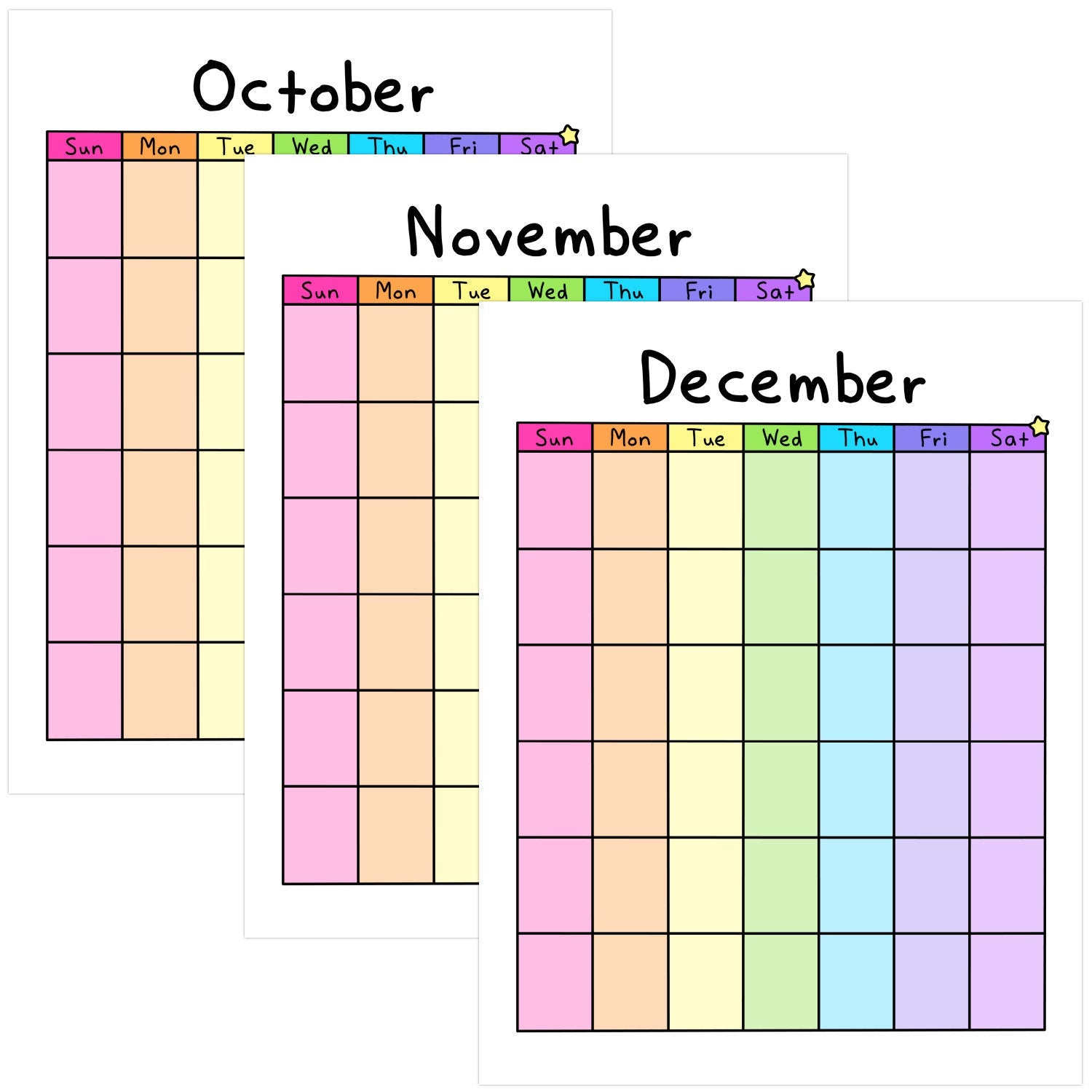 Blank Calendar Printable