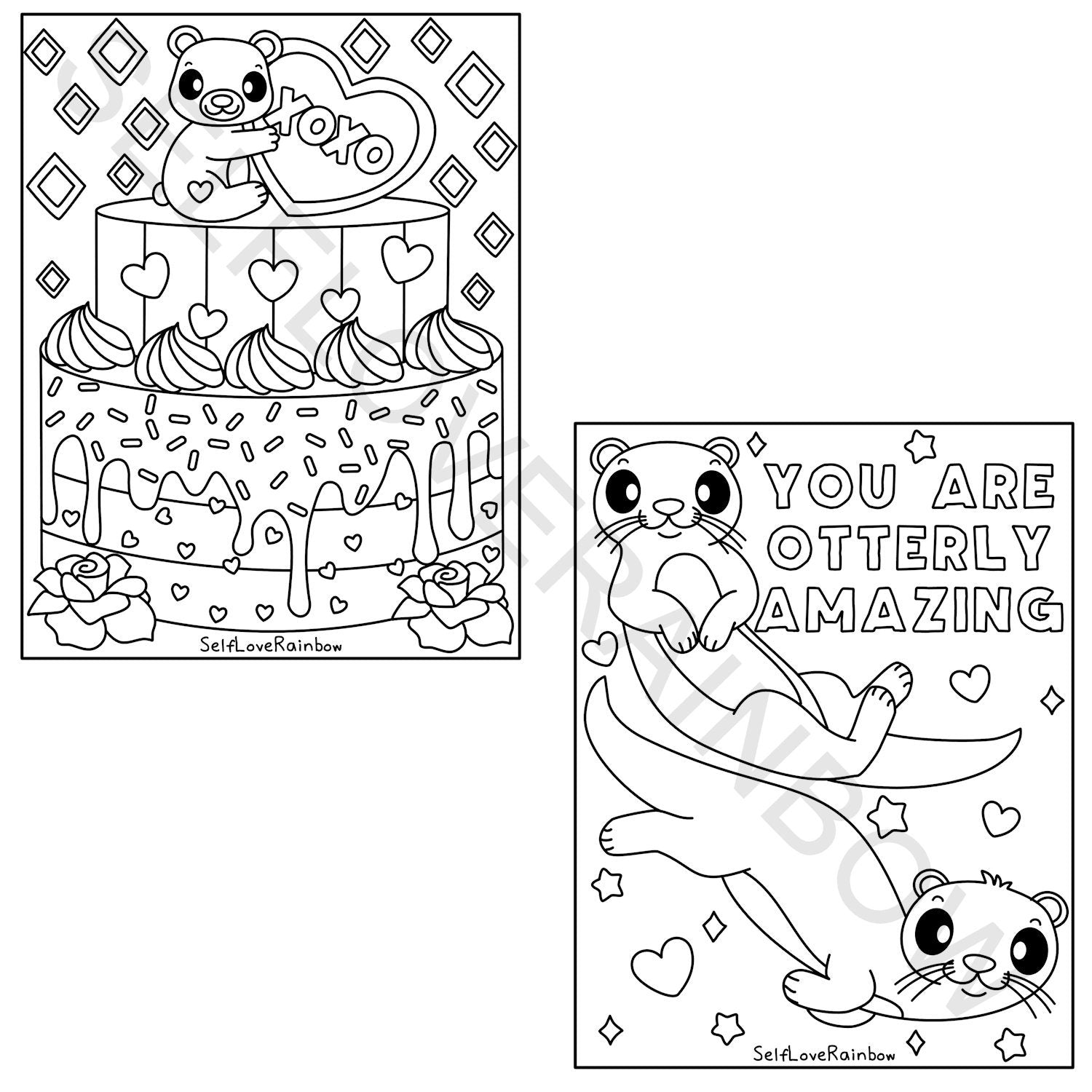 Self-Love Coloring Pages