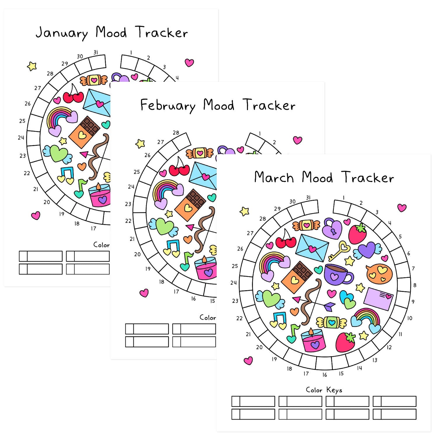 Love-Themed Mood Tracker