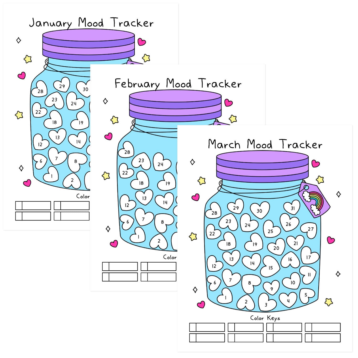 Love-Themed Mood Tracker