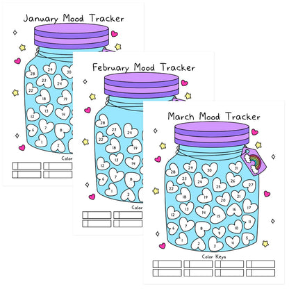 Love-Themed Mood Tracker