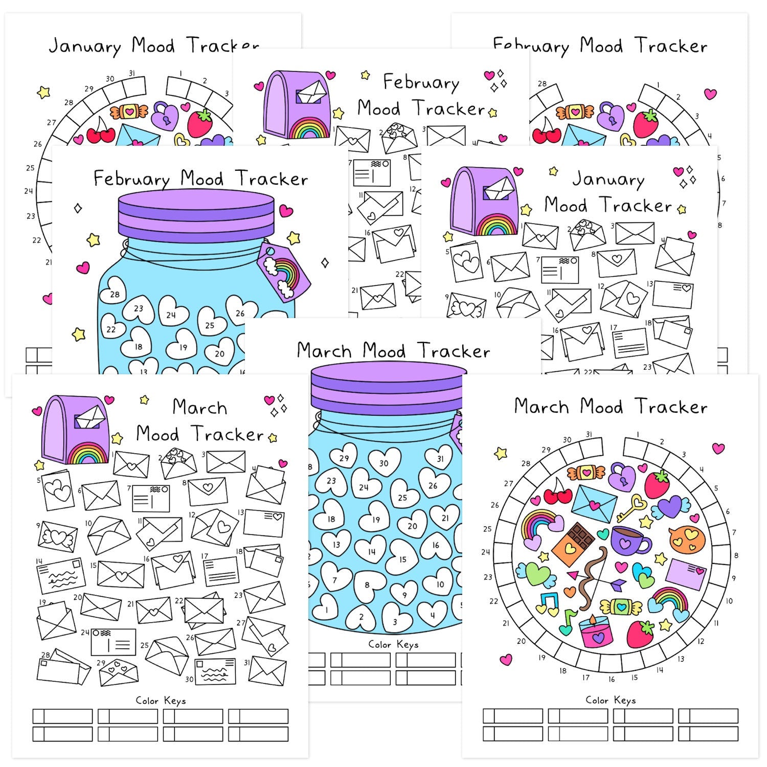 Love-Themed Mood Tracker