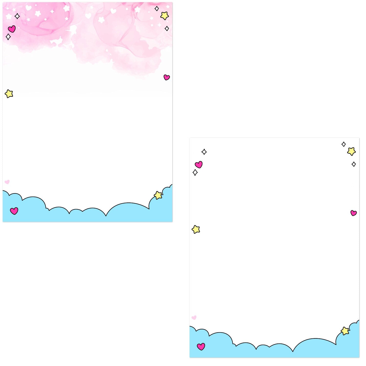 Digital Love Themed Journaling Pages