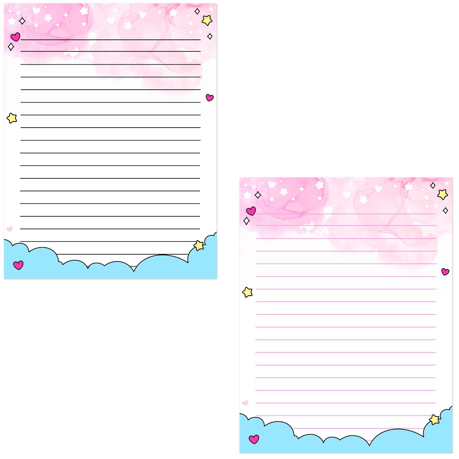 Digital Love Themed Journaling Pages