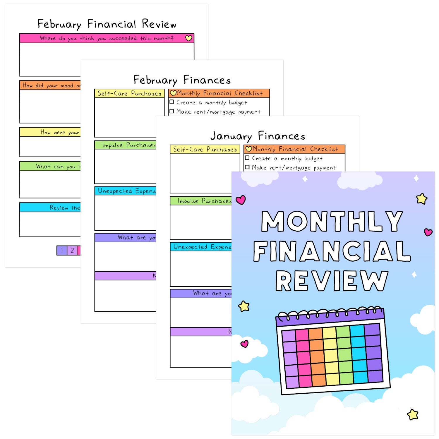 Financial Self-Care Workbook and Planner