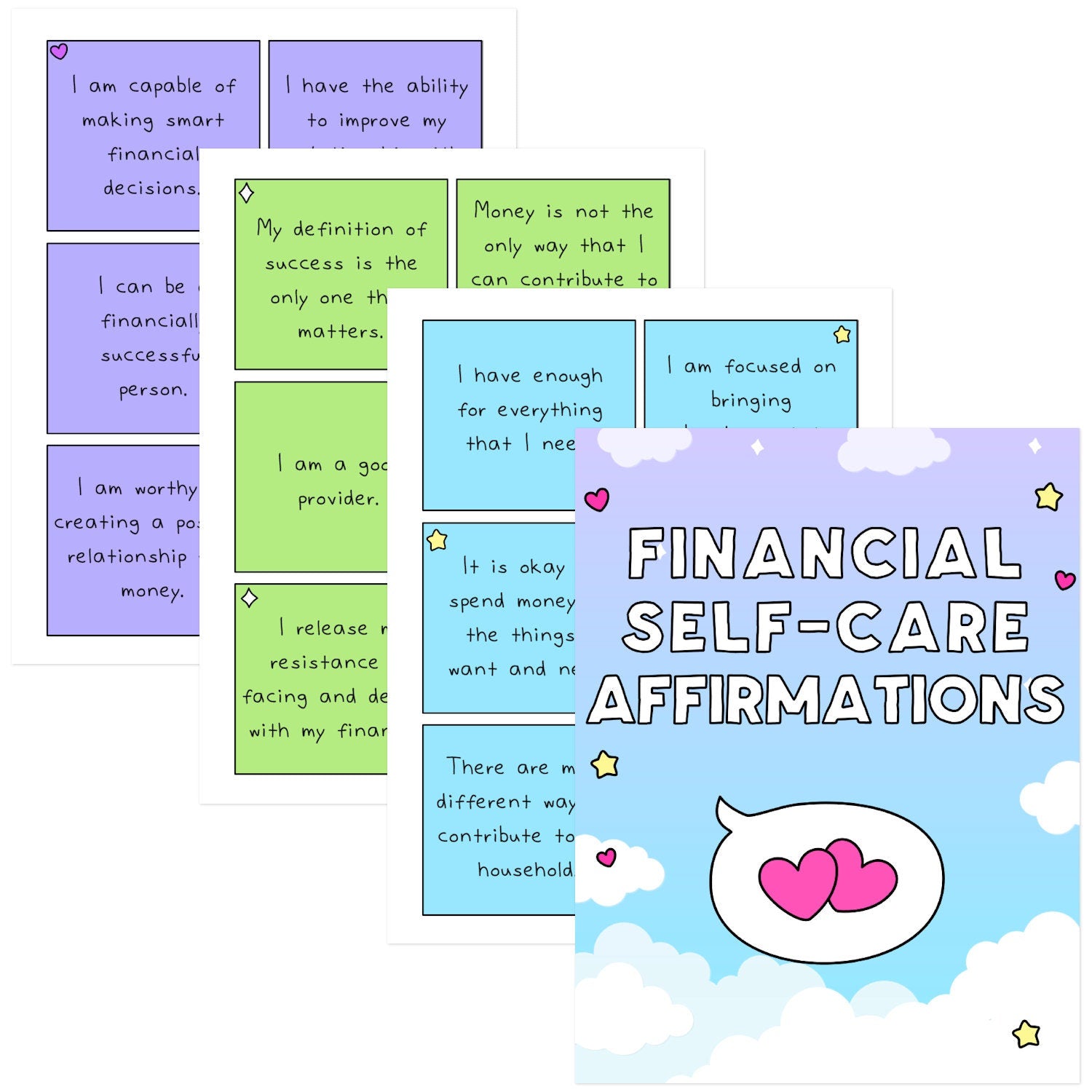 Financial Self-Care Workbook and Planner
