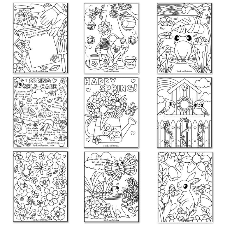 Spring Coloring Pages