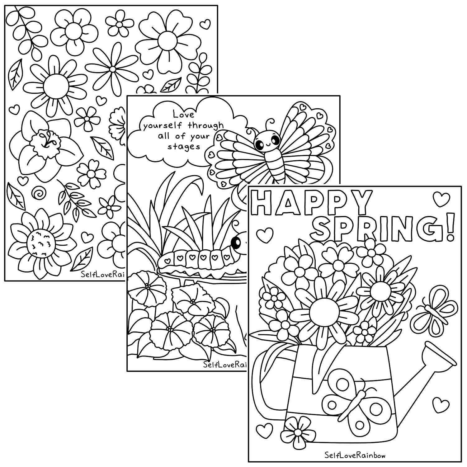 Spring Coloring Pages