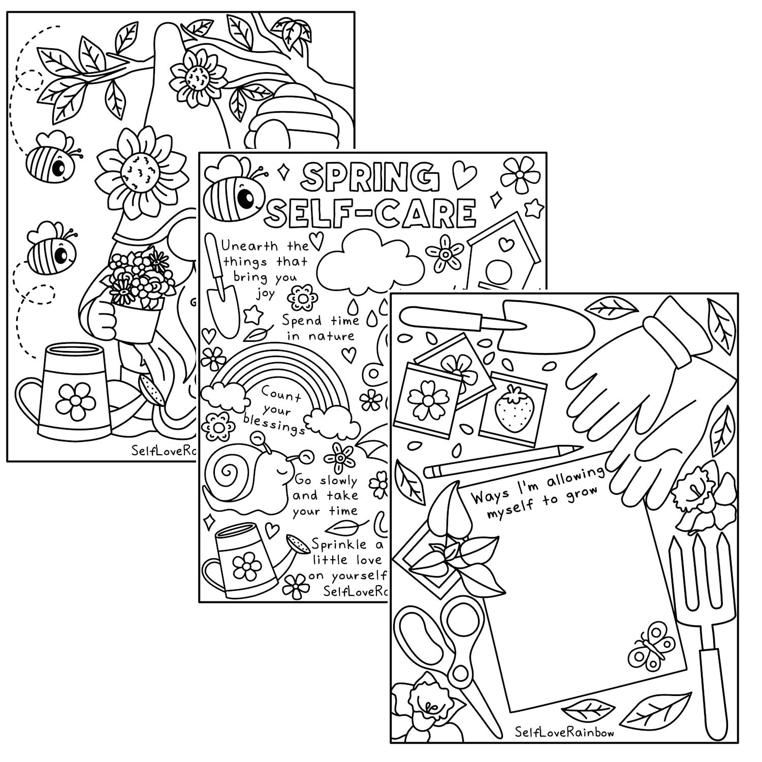 Spring Coloring Pages