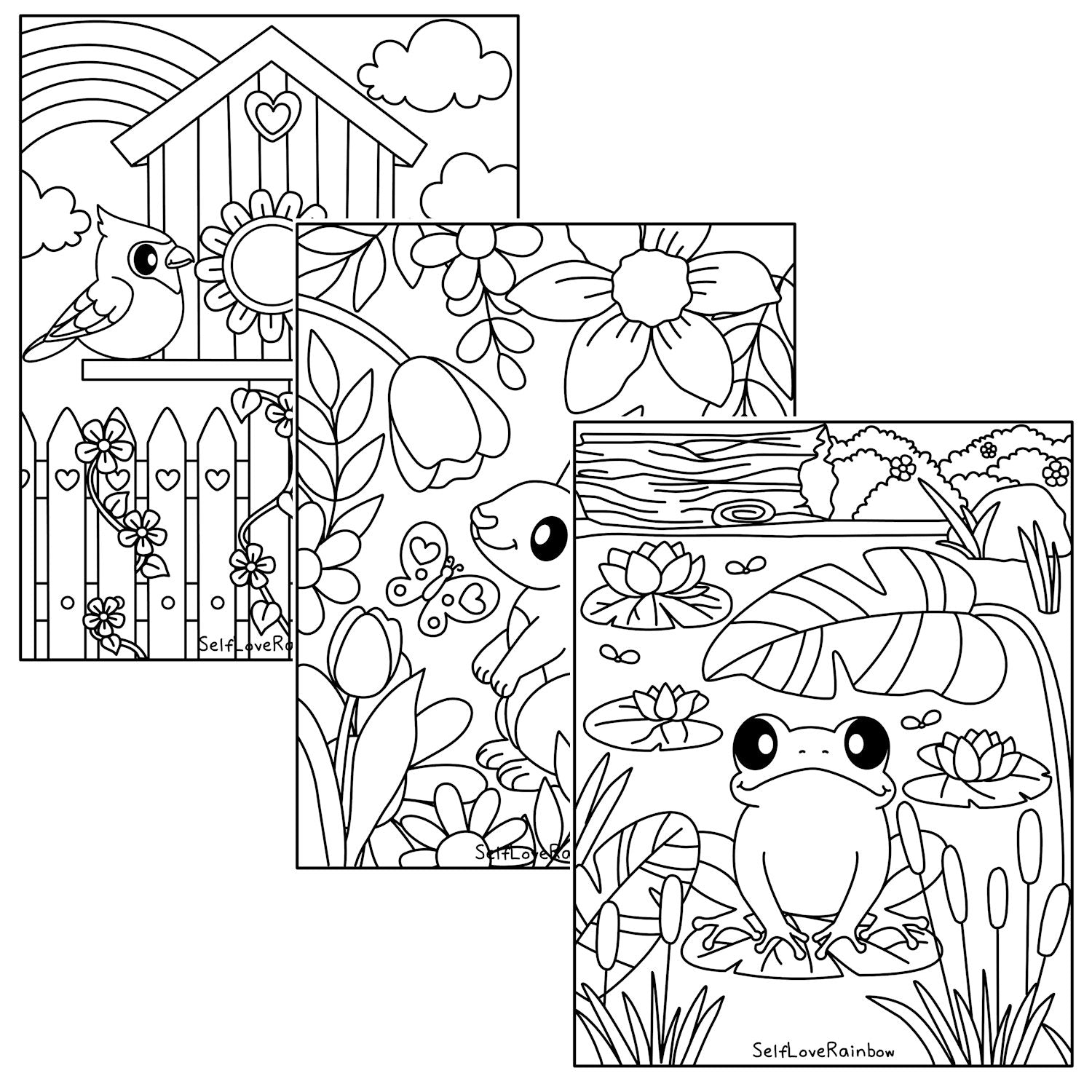 Spring Coloring Pages