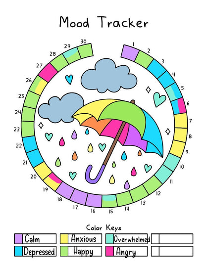 Rainy Rainbow Mood Tracker