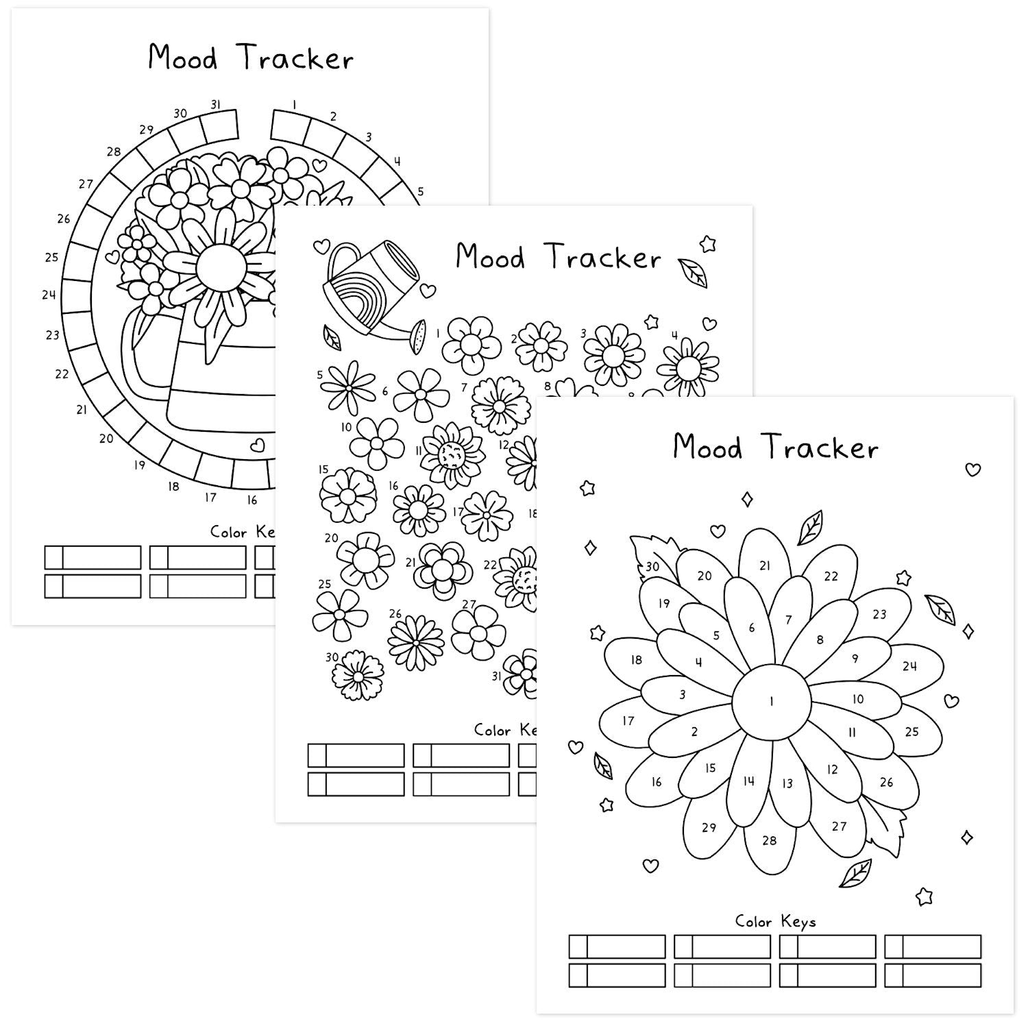 Spring Flowers Mood Tracker
