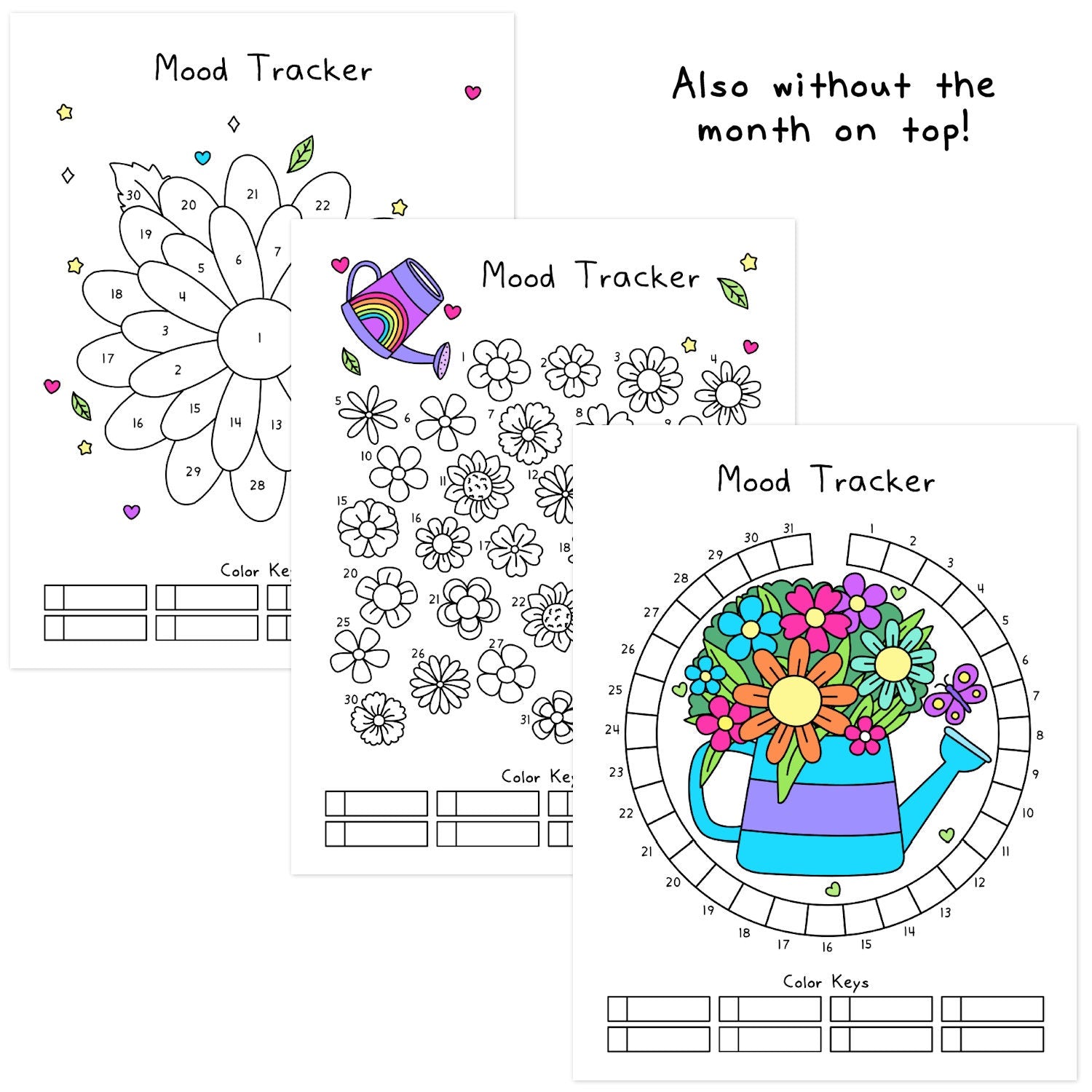 Spring Flowers Mood Tracker