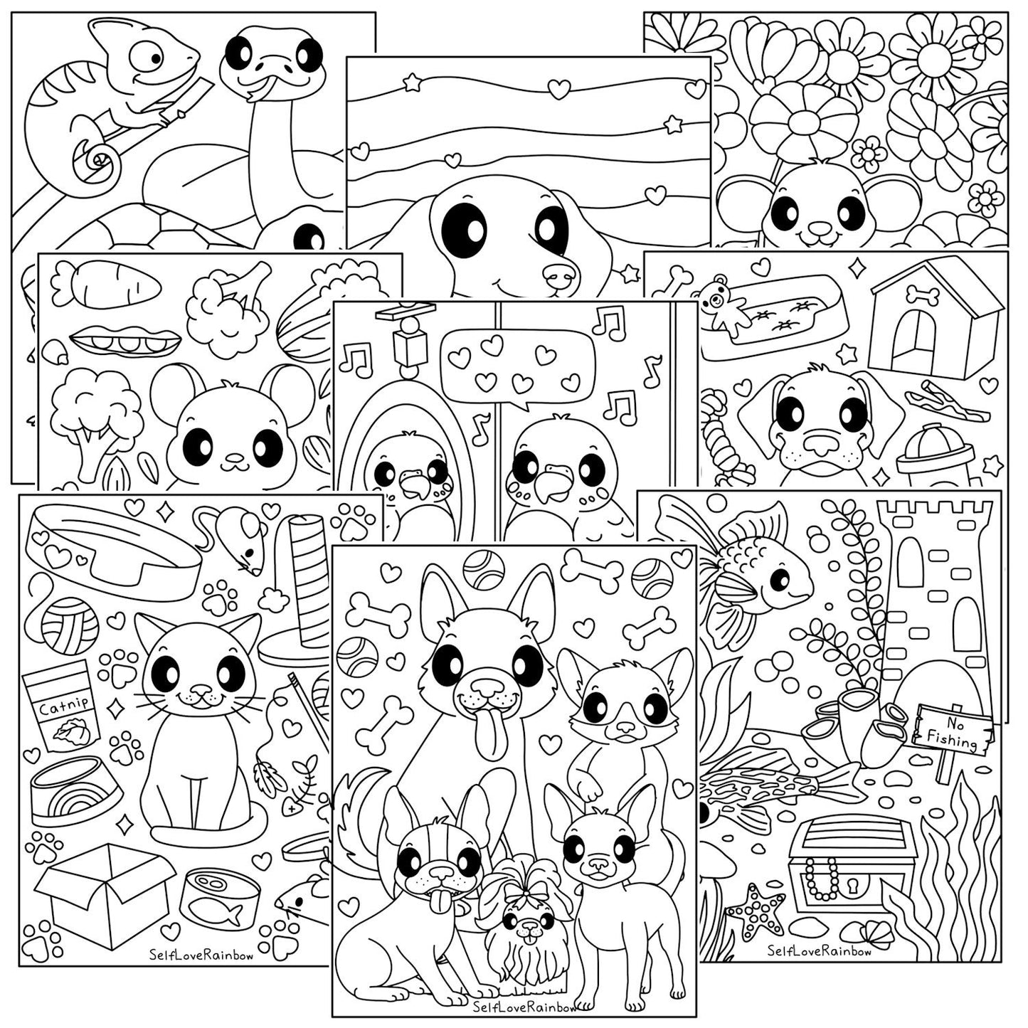 Pet Coloring Pages