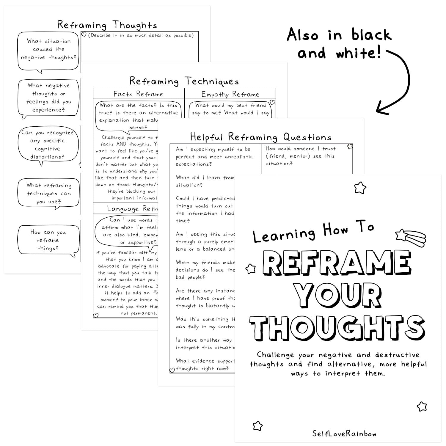 Reframe Inspiration How To Reframe Your Thoughts – SelfLoveRainbow