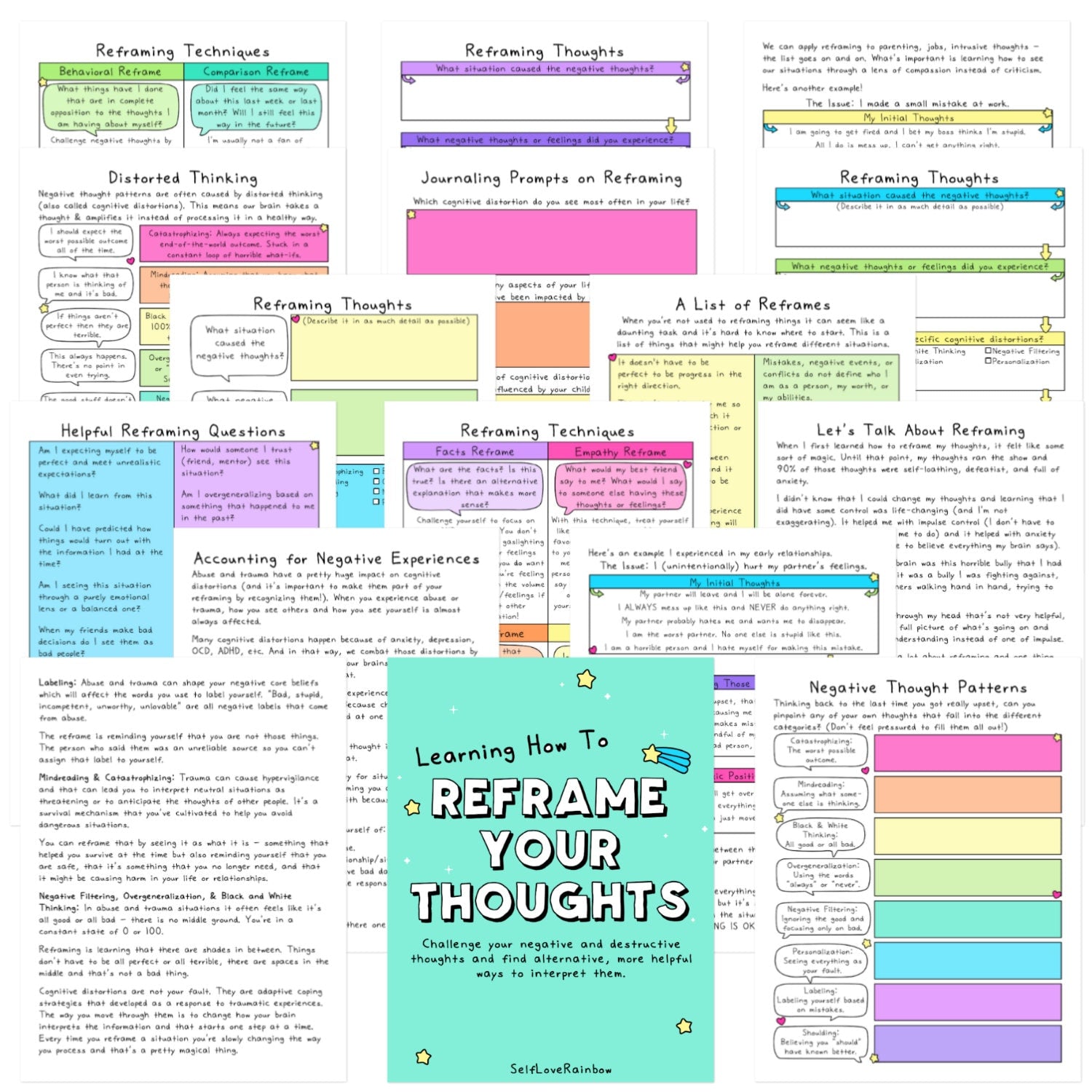 How To Reframe Your Thoughts – SelfLoveRainbow
