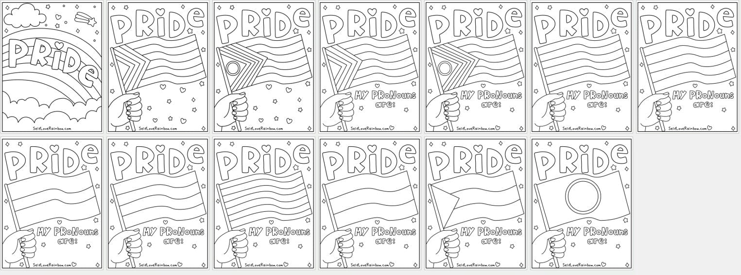 Pride Coloring Pages
