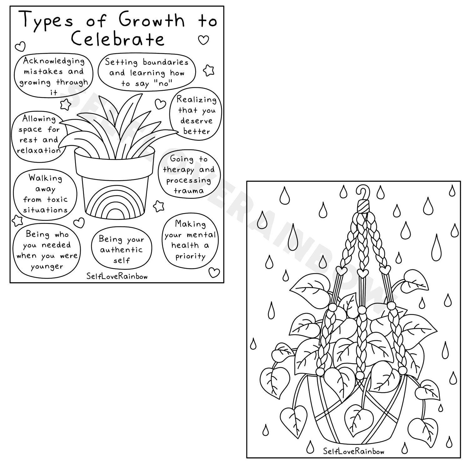 House Plant Coloring Pages