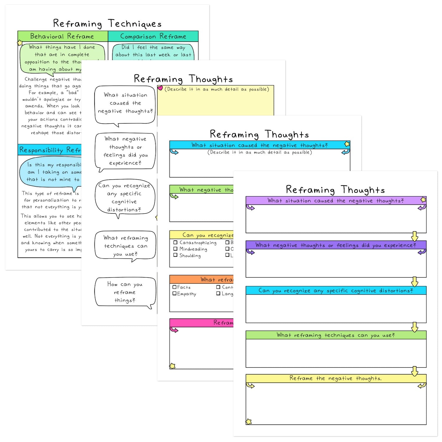 How To Reframe Your Thoughts – SelfLoveRainbow