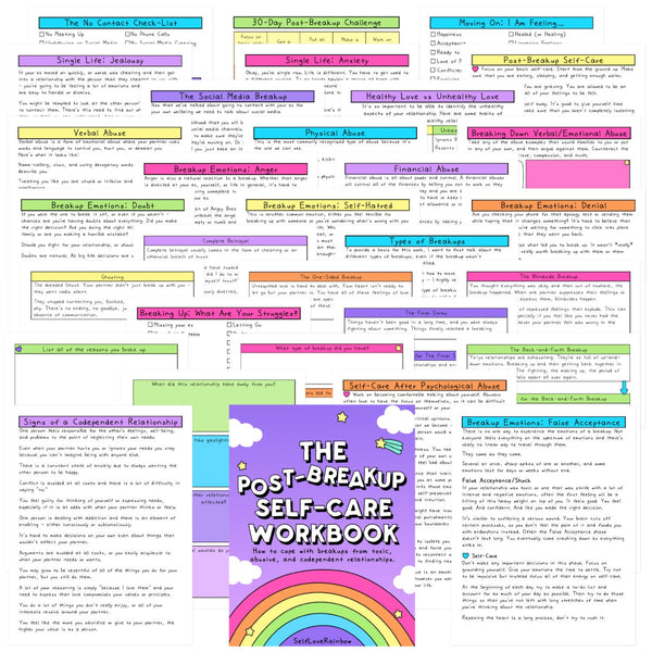 Post-Breakup Self-Care Workbook – SelfLoveRainbow