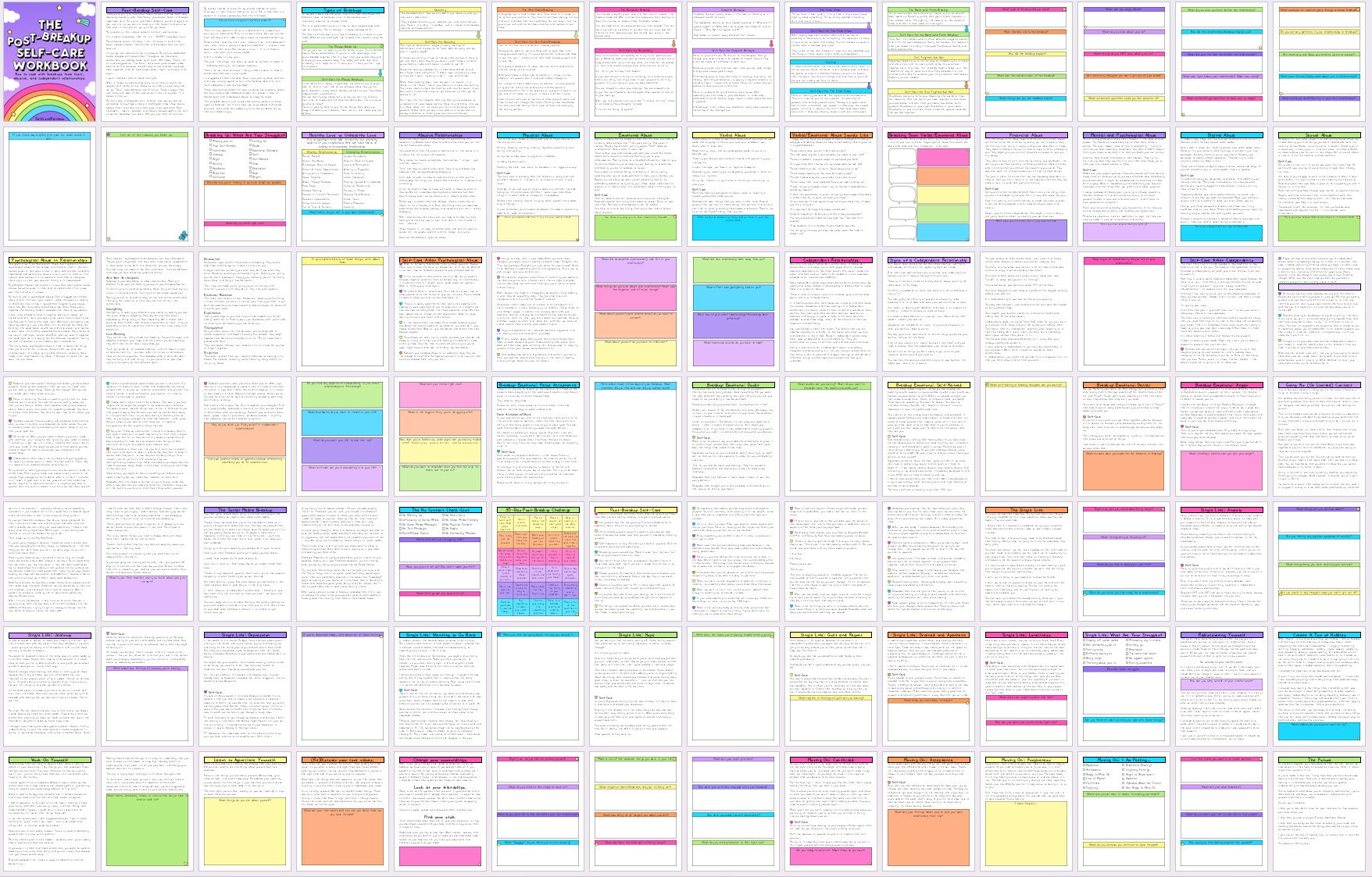 Post-Breakup Self-Care Workbook