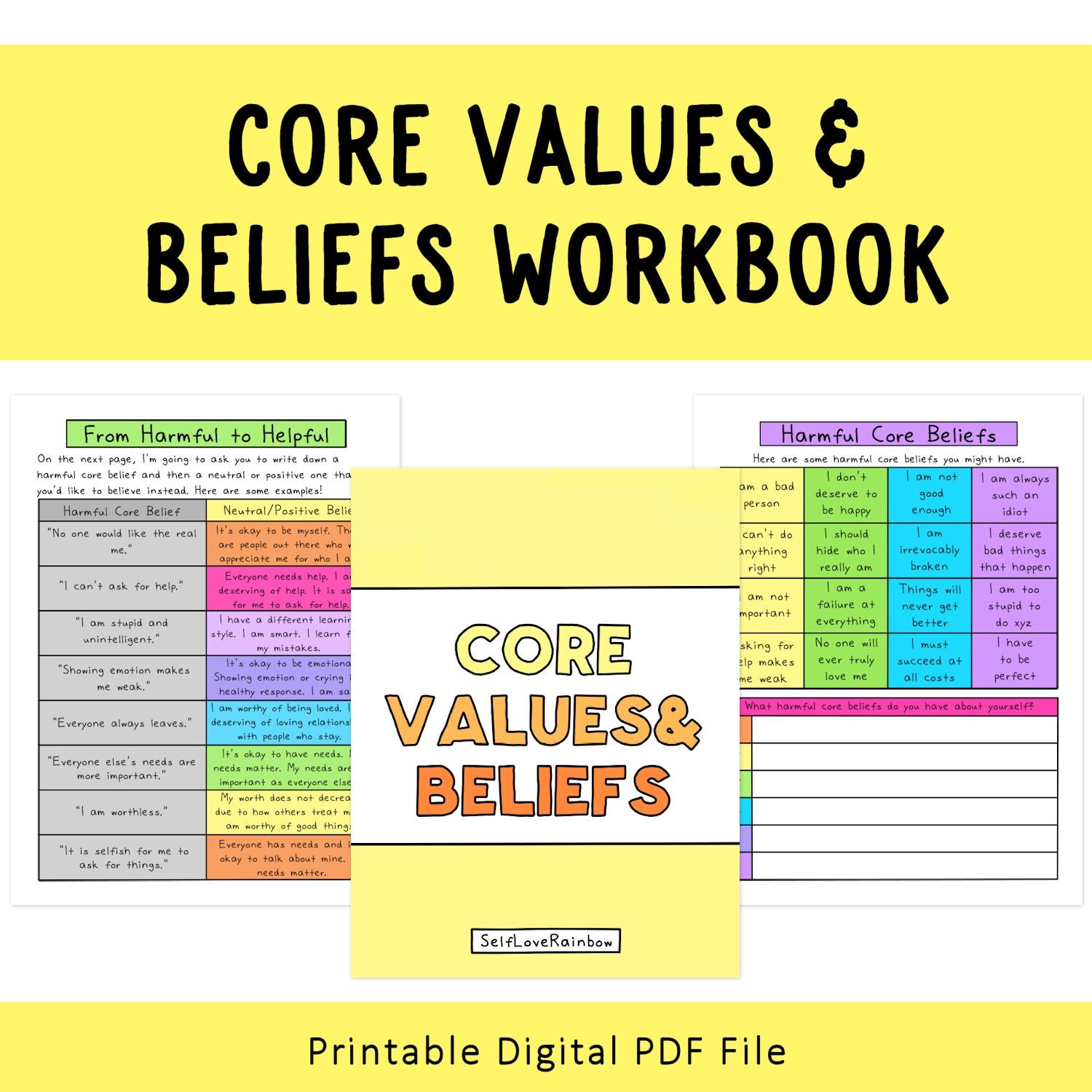 The Personal Growth Bundle | Anxiety | Depression | Therapy Tools | Counselling Resources | Therapy Worksheet Bundle | Personal Development