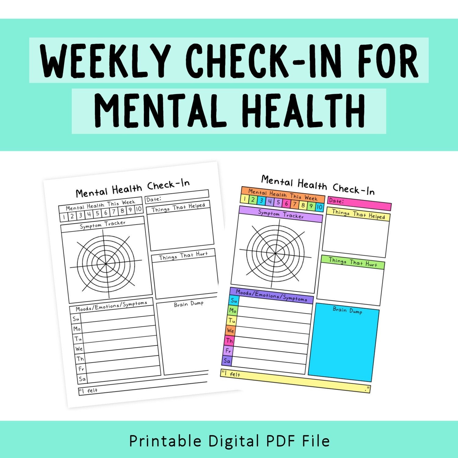 Weekly Mental Health Check-In – SelfLoveRainbow