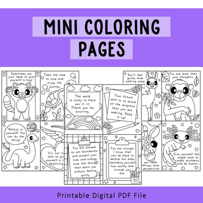 Mini Inspiring Coloring Pages