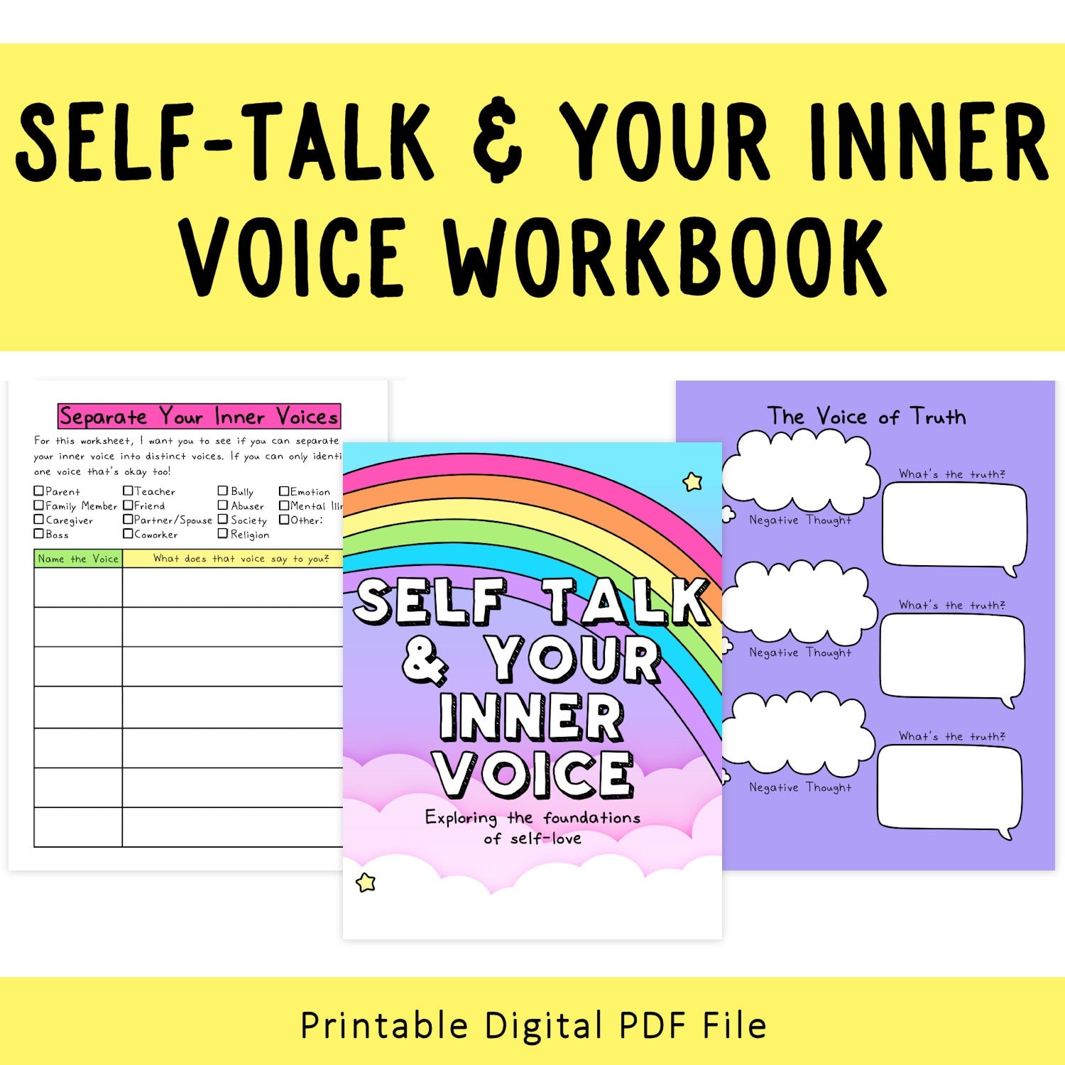 The Personal Growth Bundle | Anxiety | Depression | Therapy Tools | Counselling Resources | Therapy Worksheet Bundle | Personal Development