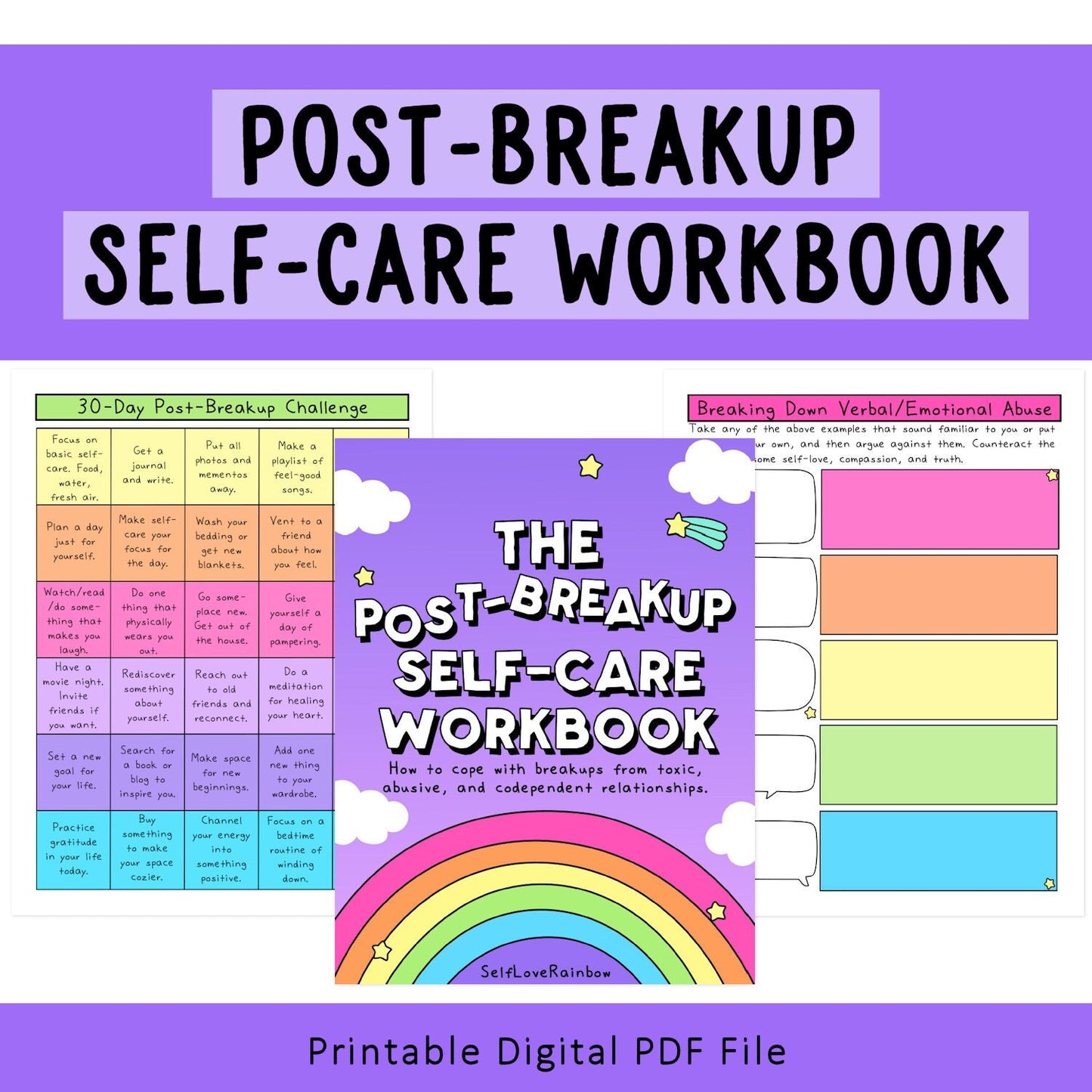 Post-Breakup Self-Care Workbook