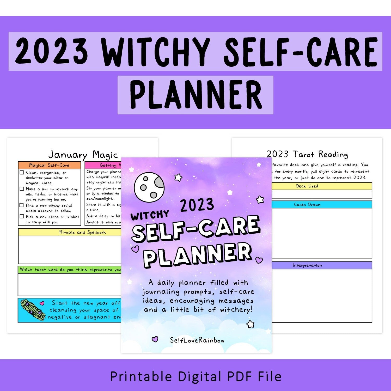 2023 Witchy Self-Care Planner