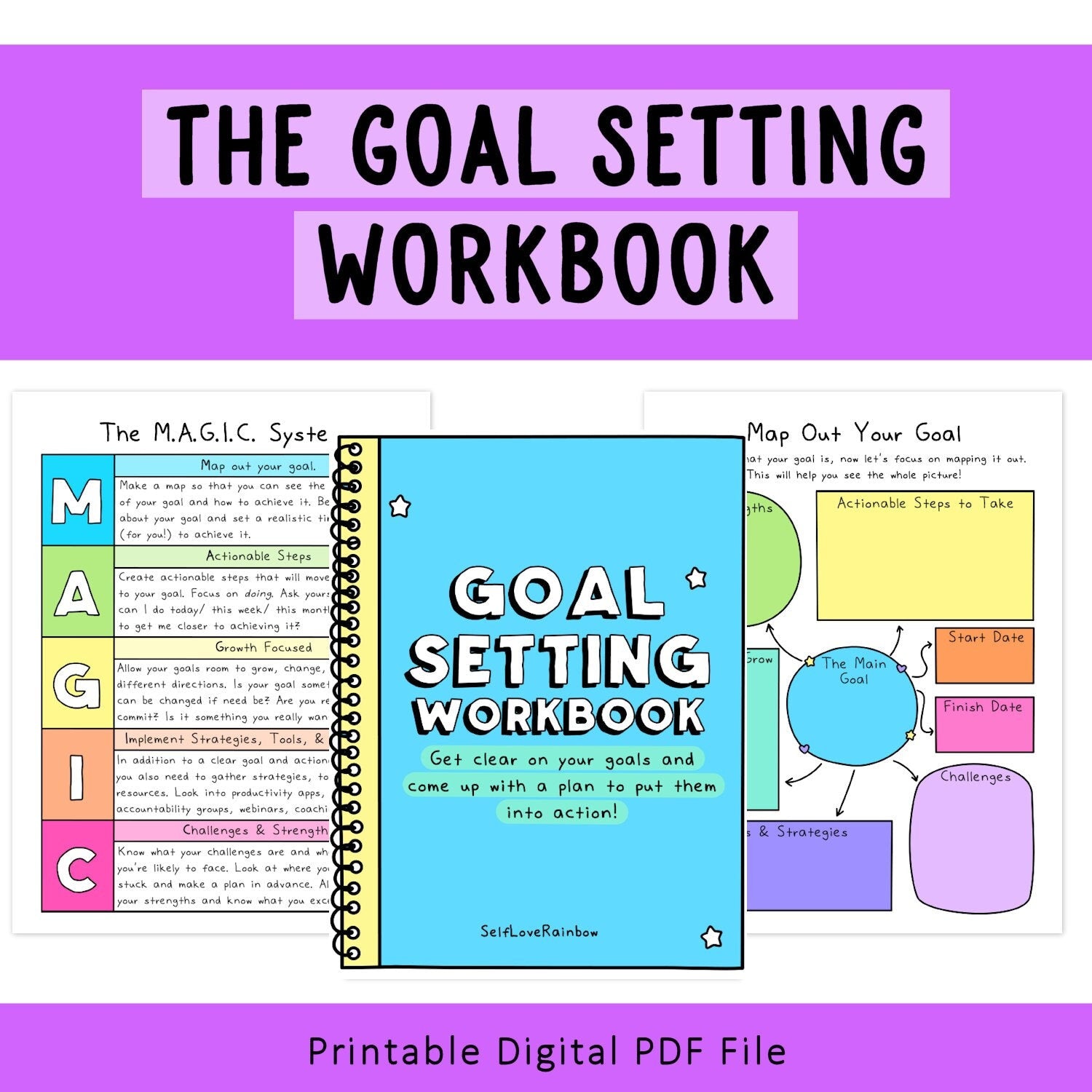 Goal Setting Workbook – SelfLoveRainbow