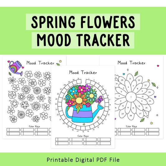 Spring Flowers Mood Tracker