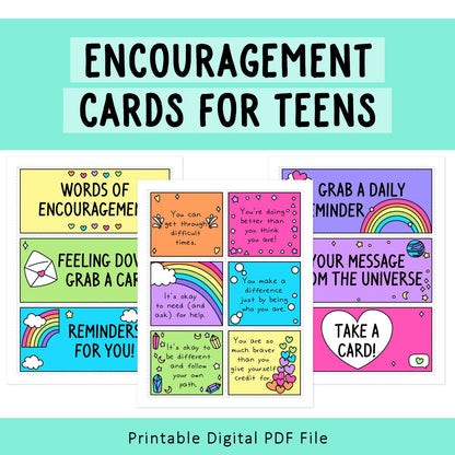 Encouragement Cards for Teens